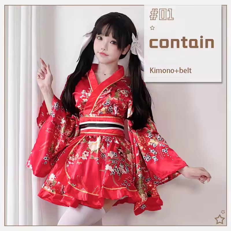 Japanese Modified Kimono Dress - Bathrobe 评论和价格