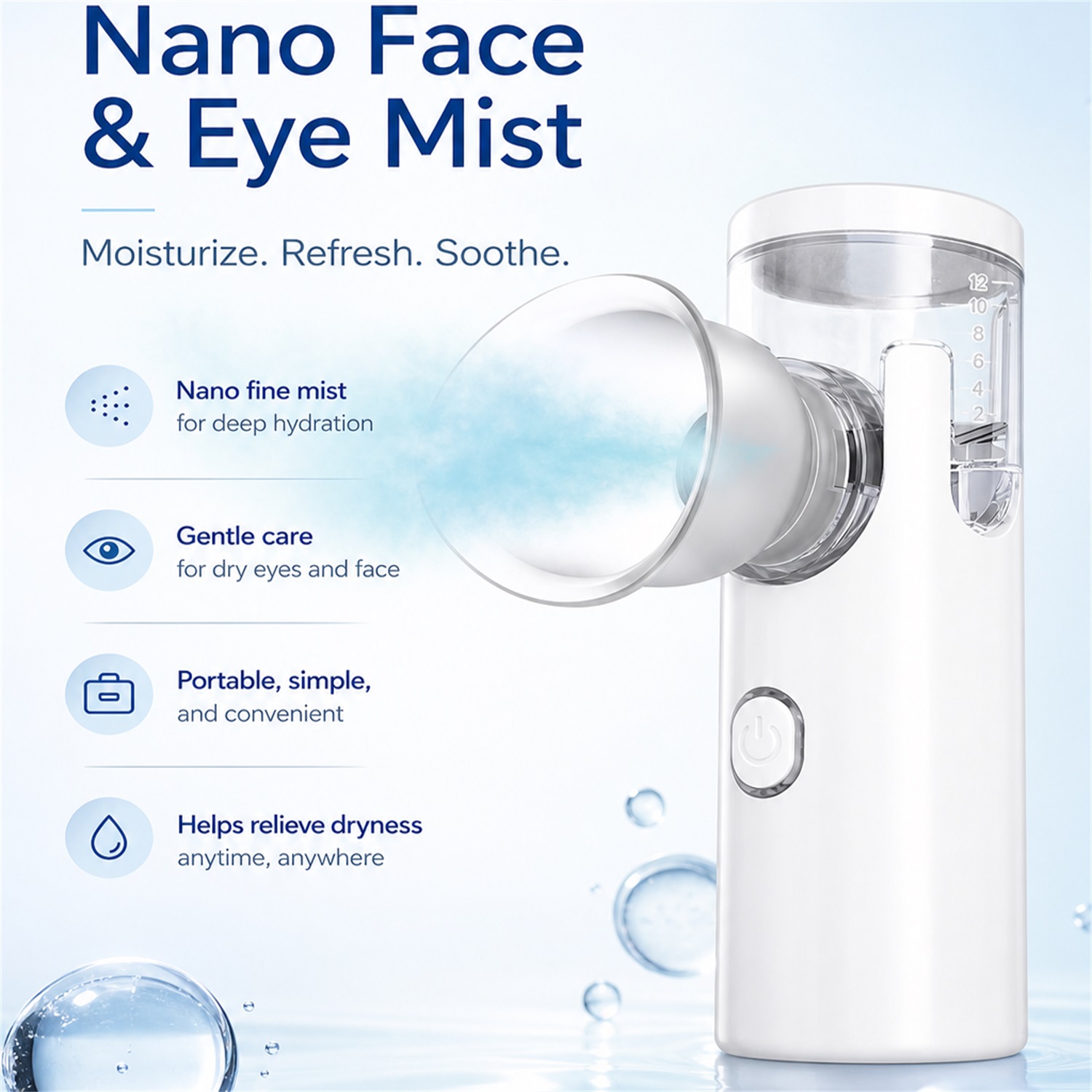 Nano Spray Eye Massage Instrum - Face Steamer 评论和价格