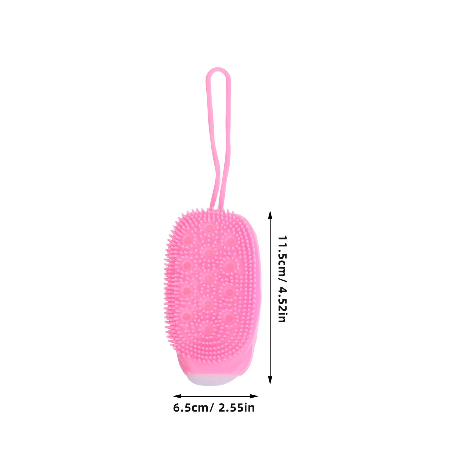 3Pcs Silicone Body Scrubber Du - Body Brush 评论和价格
