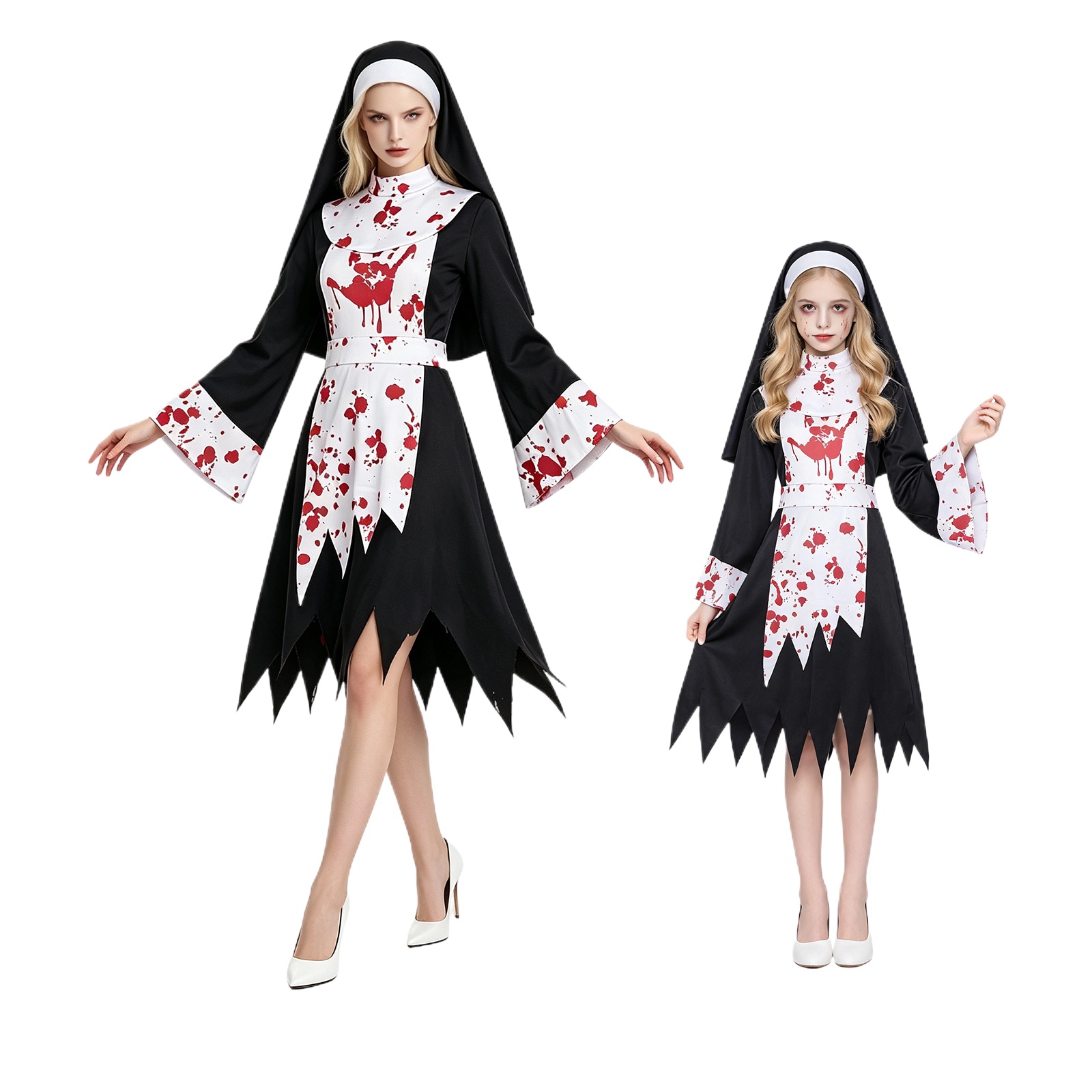 Women Kids Halloween Scary Dar - Bathrobe 评论和价格